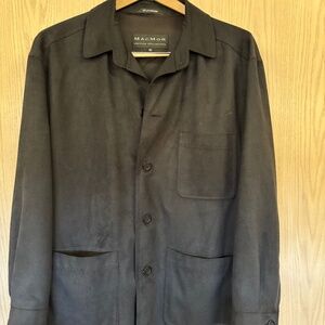 MacMor Private Collection Shirt Jacket, Navy Blue